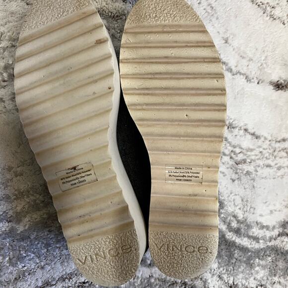 Vince Zeta Gray Felt Platform Loafers – Size 9 - Picture 10 of 10